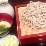 Sobakiri En - つけとろ￥700　お惣菜付