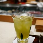 Sushidokoro Kankurou - 緑茶ハイ