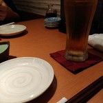Izakaya Umai Mon - 生ビール　(アサヒスーパードライ)