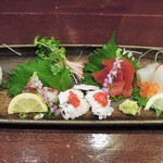 酒肴商店 アジト - 造り(2人分)三種盛？