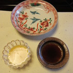 比良山荘 - 酢味噌と醤油