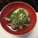 比良山荘 - 花山椒の椀