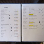 比良山荘 - お酒のメニュー2