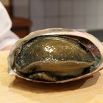 鮨 おさむ - でっかい黒鮑