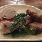 銀座 いっぱし - 生姜の肉巻き、万願寺の肉巻き