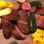 喰心 meat Dining - 黒毛和牛のヒレステーキ（アップ）