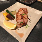 喰心 meat Dining - 霧島黒豚のロースト　焼き野菜添え（2000円）