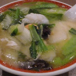 広東料理 留仙閣 - 五目麺（塩味）