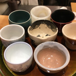 みつ林 - お猪口は好きなものを選ばせてくださいます