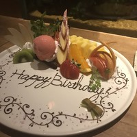 円居 神楽坂別邸 - バースデープレートが秀逸。