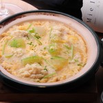 Nihon Ryouri Mamefuku - 冬瓜と鯛の子の卵とじ