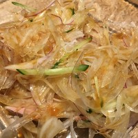 銀座　神籬 - モモ肉タタキ