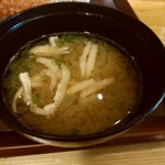 Ponchiken - 【2017.7.28(金)】昼カツ定食(ロース120g)1,058円の豚汁