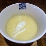 自然派中華 クイジン - こだわりランチ スープ　焼トウモロコシの冷製