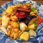 自然派中華 クイジン - こだわりランチ 週替り主菜　