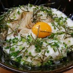 葉隠うどん - 山かけ冷麺、大盛