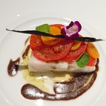 ナベノ-イズム - 鱸とトマトマリネ