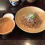 分豊年屋　久の半 - あらびき黒（せいろ）＋ごまだれ＋大盛