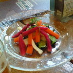 スプリング バレー ブルワリー 横浜 - 野菜のビール漬け　４５０円