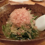 季節料理 なみき - 「水菜煮浸し」450円