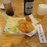 やぶ善 - 夏の厚切りハムカツ。