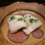 御幸町 田がわ - 魚焼き物　鱧白焼き　木の芽