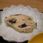 御幸町 田がわ - 浦村の岩ガキが小鍋の具材