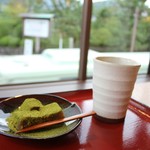 嵐山さくら餅 稲 - 抹茶わらび餅セット（アイスグリーンティー）