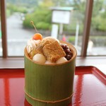 嵐山さくら餅 稲 - 本わらび餅パフェ