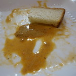 鮨松榮 - 伊勢海老・甘海老・芝海老ソースをパンにつけて