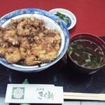 天ぷ良 きく新 - かき揚げ丼１，０８０円（税込）