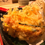 味奈登庵 - かき揚げ天ぷらの奔放