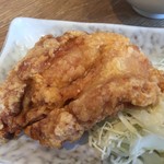 麺や虎鉄 - 170628水　北海道　麺や虎鉄手稲店　ざんぎ1個