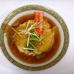 牡丹園 - フカヒレ姿煮込スープ炒飯(胸びれ1/2枚)