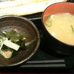 Kushitosakekisuke - 酢の物と味噌汁