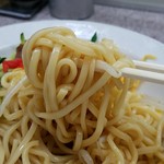 中華麺店 喜楽 - あの喜楽の平打ち麺が冷しにも