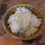 麺場 浜虎 - 白めし（￥100円）