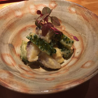 料理とワイン 音音 - 〆さば＆ゴーヤの酢味噌和え