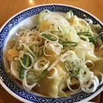 中国ラーメン揚州商人 - 皿蝦ワンタン