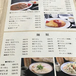 角屋食堂 - こちらもメニュー。