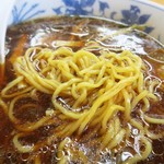 ラーメン富士屋　 - 麺のアップですｗ