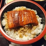 桂庵 - ミニうな丼(ご飯大盛り)