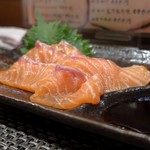 居酒屋かんさい - サーモンの造り