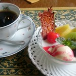 レストランテ 風 - デザートとコーヒー