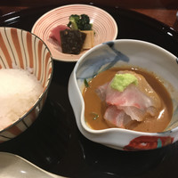 徳うち山 - 鯛茶漬け