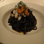 リストランテ ラ・バリック トウキョウ - 夜の　イカ墨のスパゲティーニ★