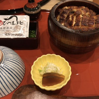 うなぎ和食 しら河 名駅店 - 櫃まぶしはこんなセットで登場