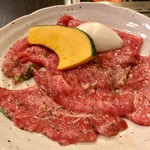 焼肉こぶた - 和牛カルビ・塩(\970)
