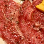 焼肉こぶた - 和牛カルビ・塩(\970)