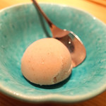 寿しの吉乃 - 無花果のアイスクリーム